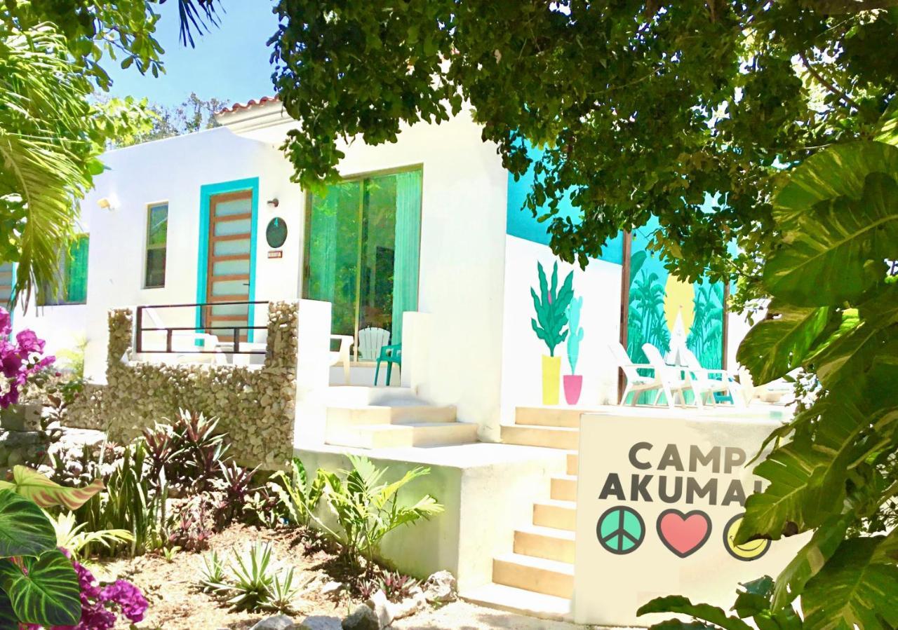 Camp Akumal - Hosted Family Bungalows Экстерьер фото