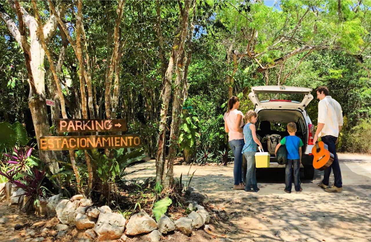 Camp Akumal - Hosted Family Bungalows Экстерьер фото