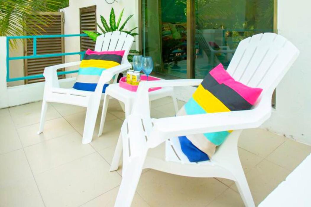 Camp Akumal - Hosted Family Bungalows Экстерьер фото